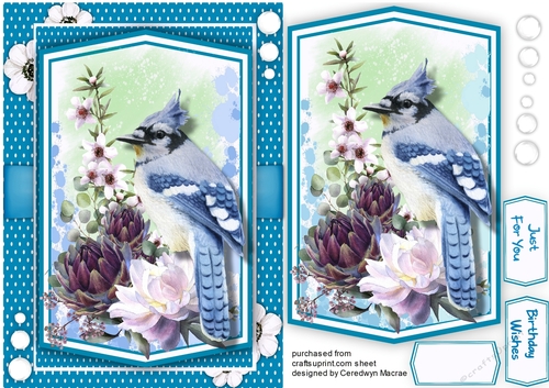Birds in the Flowers 1