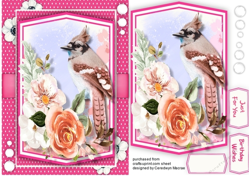 Birds in the Flowers 2