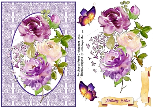 A5, Fragrant Lilac Flowers