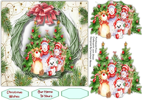 7x7 Christmas Friends