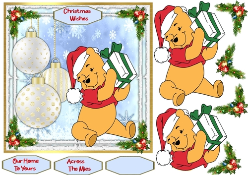 7x7  Poohs Christmas Present 