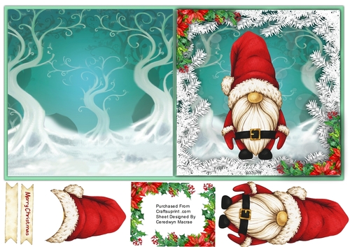 6x6 app Santas in the Woods 