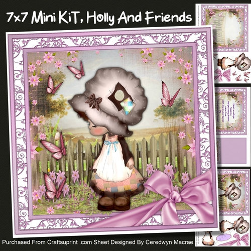 7x7 Mini Kit, Holly and Friends