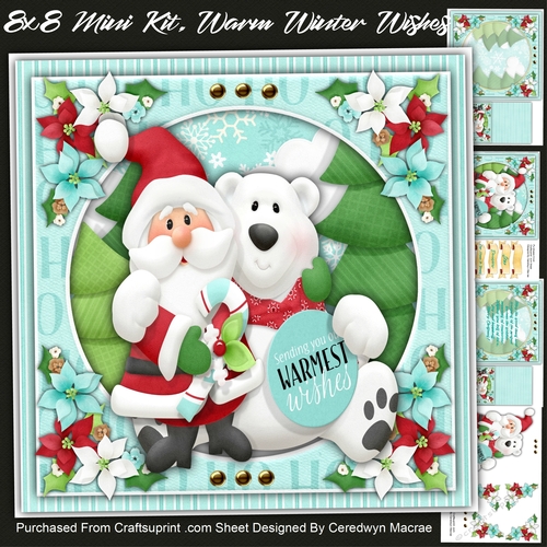 8x8 Mini Kit, Warm Winter Wishes