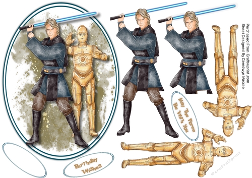 StarWars,Hans Solo & C-3PO