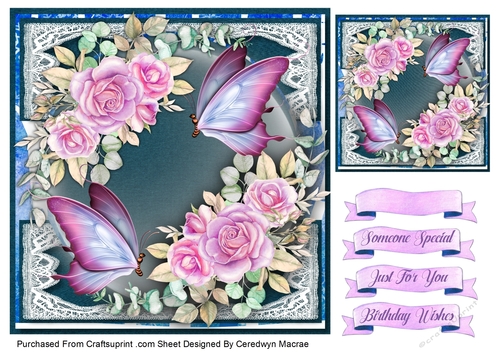  7x7 Butterfly Fantasy 1