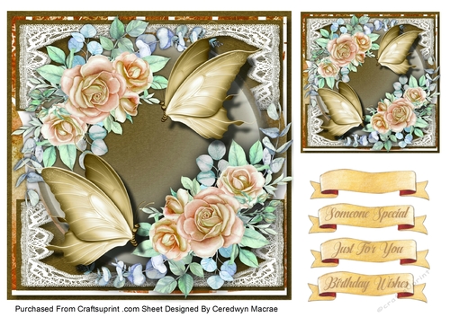  7x7 Butterfly Fantasy 2