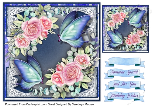  7x7 Butterfly Fantasy 3