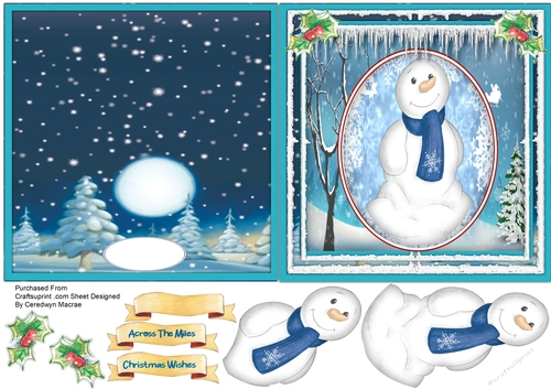 6x6 app,The Christmas Snowman