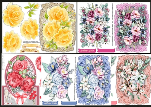 5, Beautiful Roses Toppers