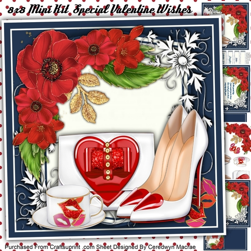8x8 Mini Kit, Special Valentine Wishes