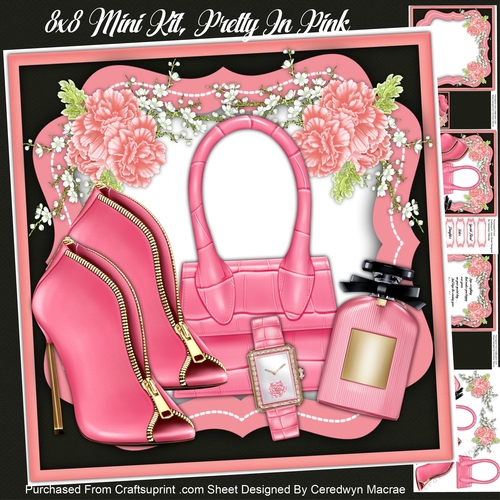 8x8 Mini Kit ,Pretty In Pink