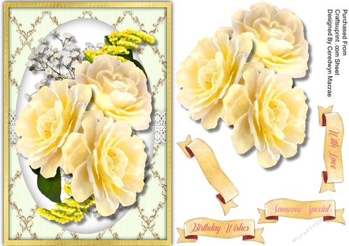 A5,Beautiful Yellow Roses