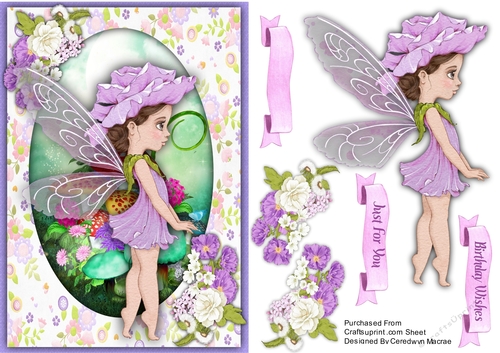 Beautiful Lilac Fairy