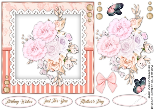 Beautiful Roses on Lace 5