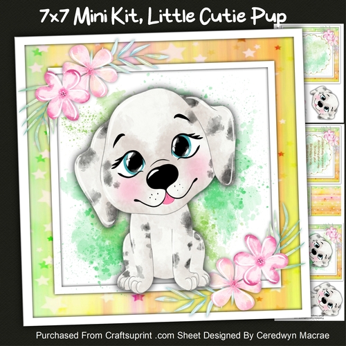 7x7 Mini KitLittle Cutie Pup