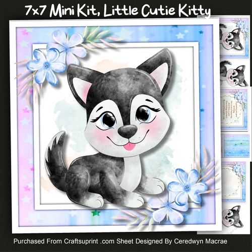 7x7 Mini Kit Little Cutie Kitty