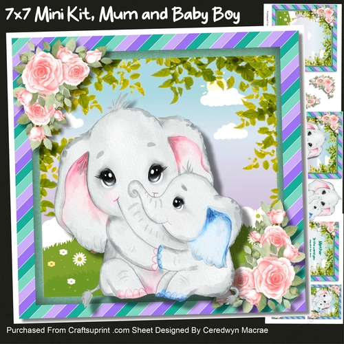 7x7 Mini Kit, Mum and Baby Boy