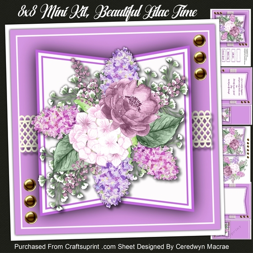 8x8 Mini Kit, Beautiful Lilac Time