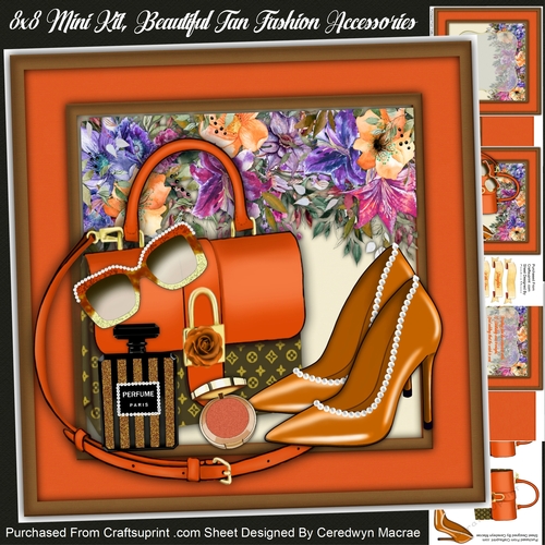 8x8 Mini Kit, Beautiful Tan Fashion Accessories