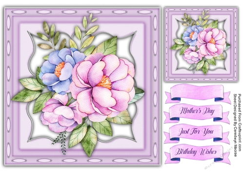 8x8 Beautiful Lilac Kadair
