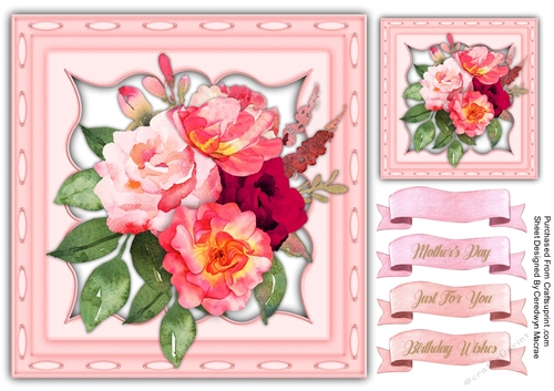 8x8 Beautiful Pink Kadair