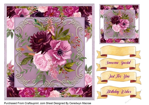 7x7 Beautiful  Flower Fantasy