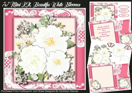 7x7 Beautiful White Blooms