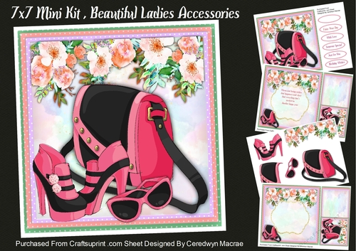 7x7 Mini Kit, Beautiful Ladies Accessories 1