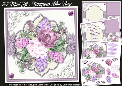 7x7 Mini Kit, Gorgeous Lilac Haze
