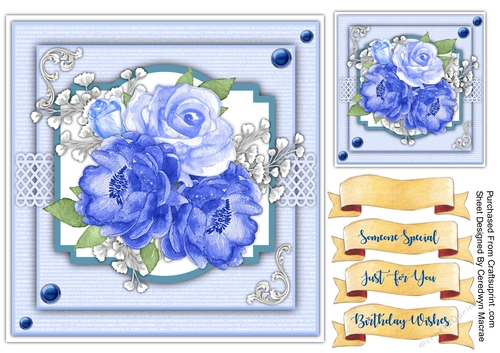 Beautiful Blue Roses 