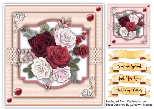 Beautiful Burgandy and Cream