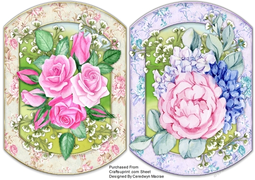 2,Beautiful Flower Toppers