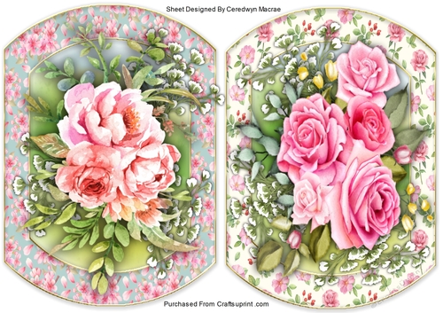 2,Beautiful Flower Toppers