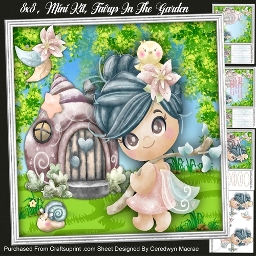 8x8 Mini Kit, Fairys in The Garden
