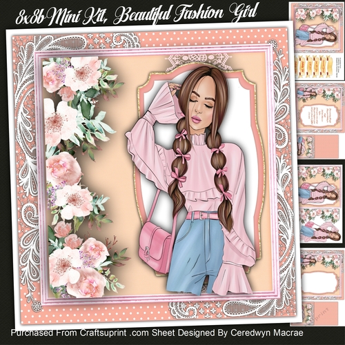 8x8 Mini Kit Beautiful Fashion Girl