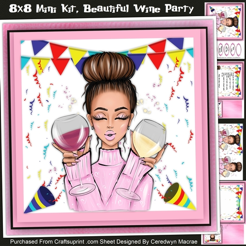 8x8 Mini Kit, Beautiful Wine Party