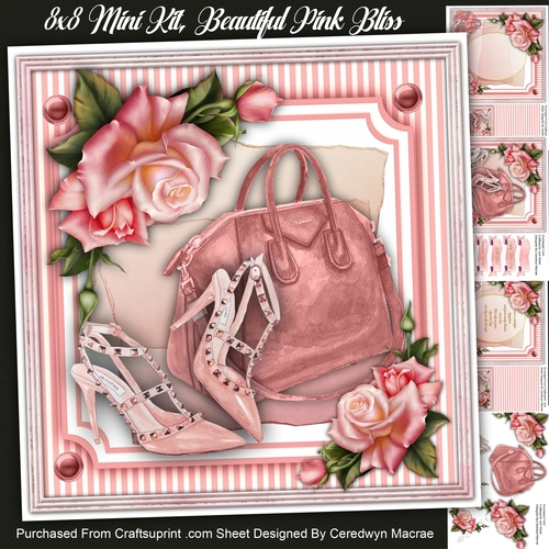 8x8 Beautiful Pink Bliss