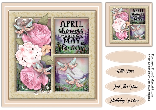 8x8 , Beautiful April Shower