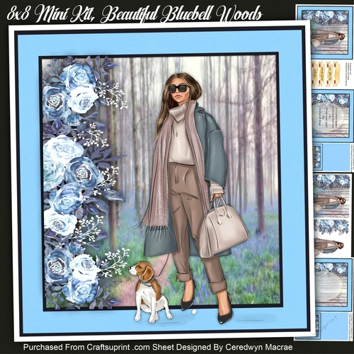 8x8 Mini Kit, Beautiful Bluebell Woods
