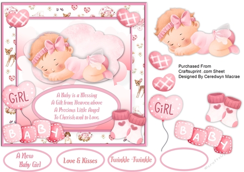 Love & Kisses A Baby Girl