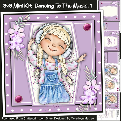 8x8 Mini Kit, Dancing To The Music , 1