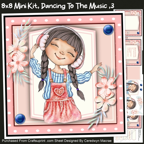 8x8 Mini Kit, Dancing To The Music , 3