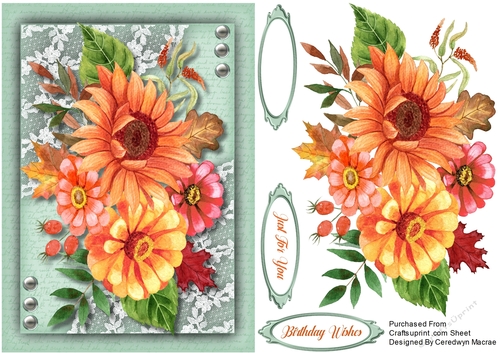 A5, Autumn Sunflowers