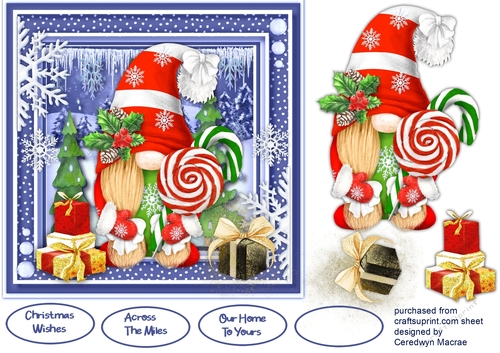 7x7 Gnomes Christmas 