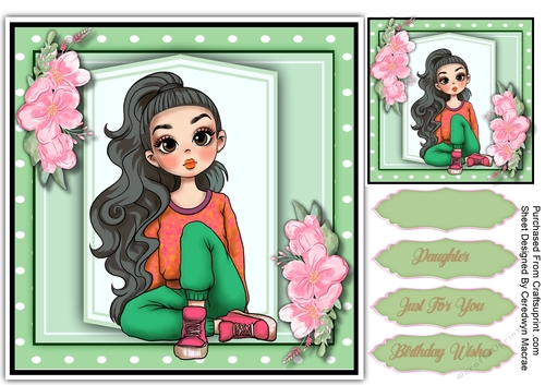 7x7 Beautiful Sitting Girl  4
