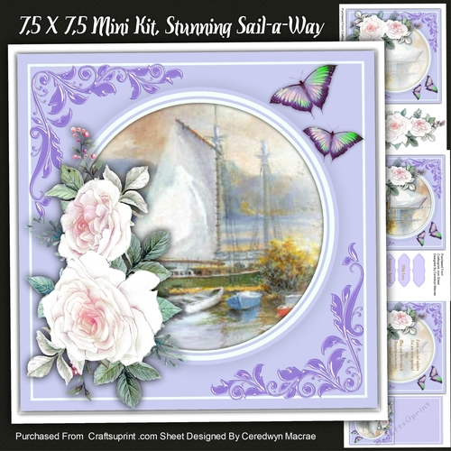 7,5 x7.5 Mini Kit, Stunning Sail-a-Way