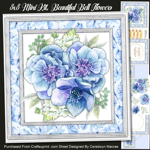 8x8 Mini Kit, Beautiful Bell Flowers
