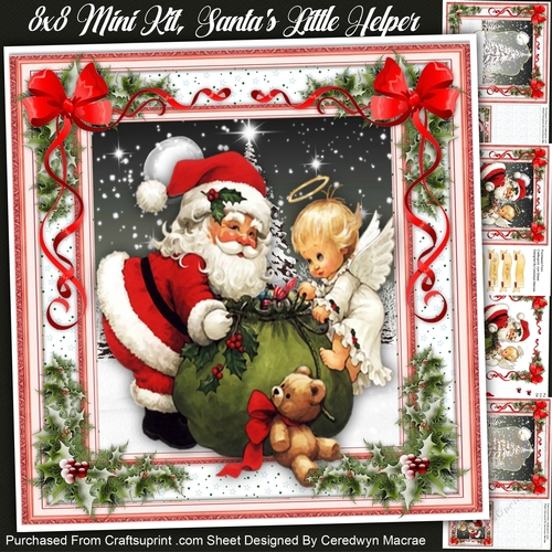 8x8 Mini Kit Santas Little Helper