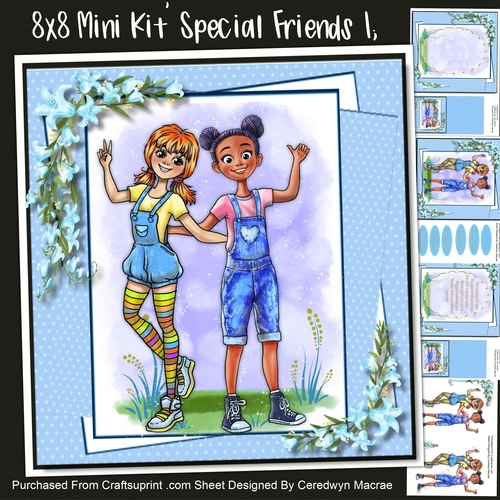 8x8 Mini Kit, Special Friends  1